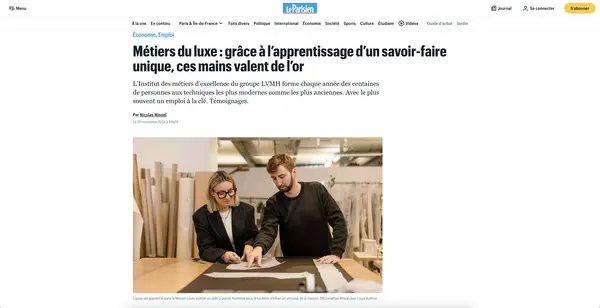 LVMH – Portraits d'apprentis — photo 2 sur 2, par Jonathan Moyal